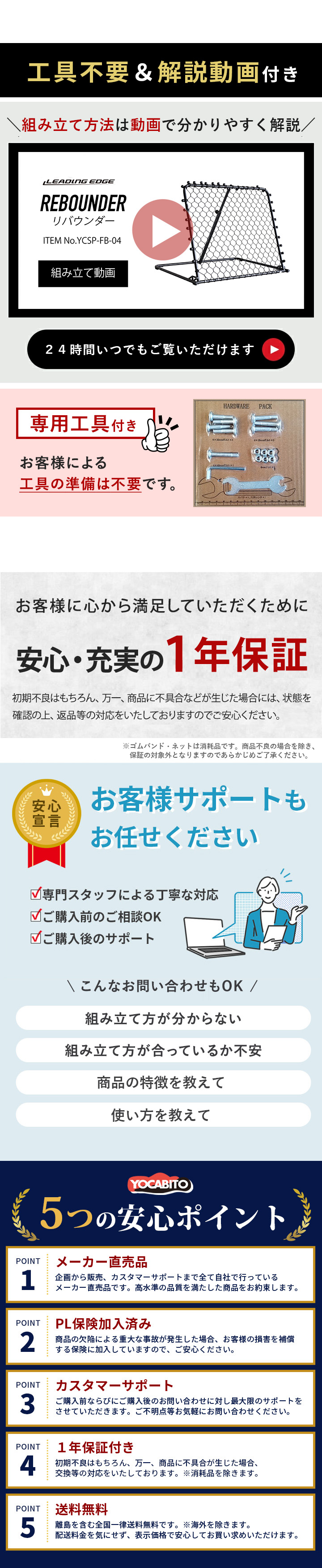 組み立て解説動画