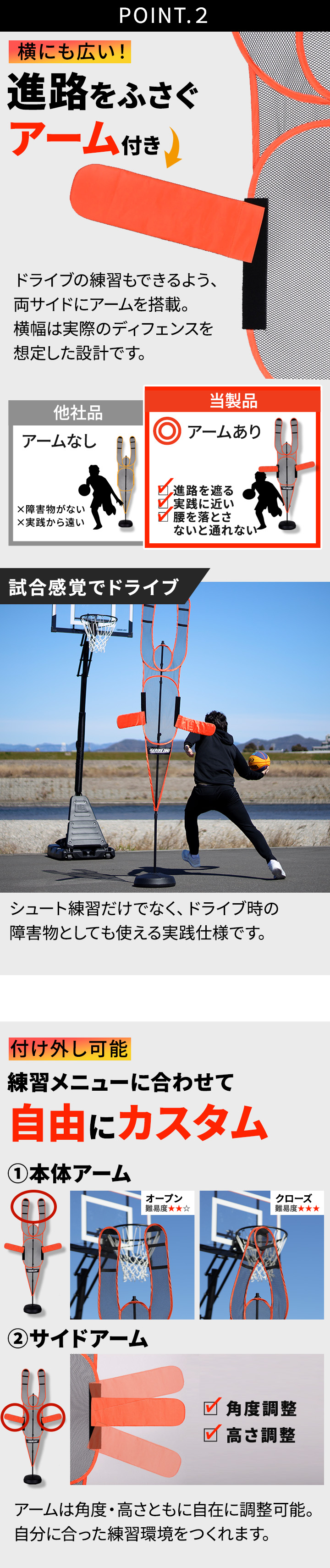 シュート練習 バスケットボール